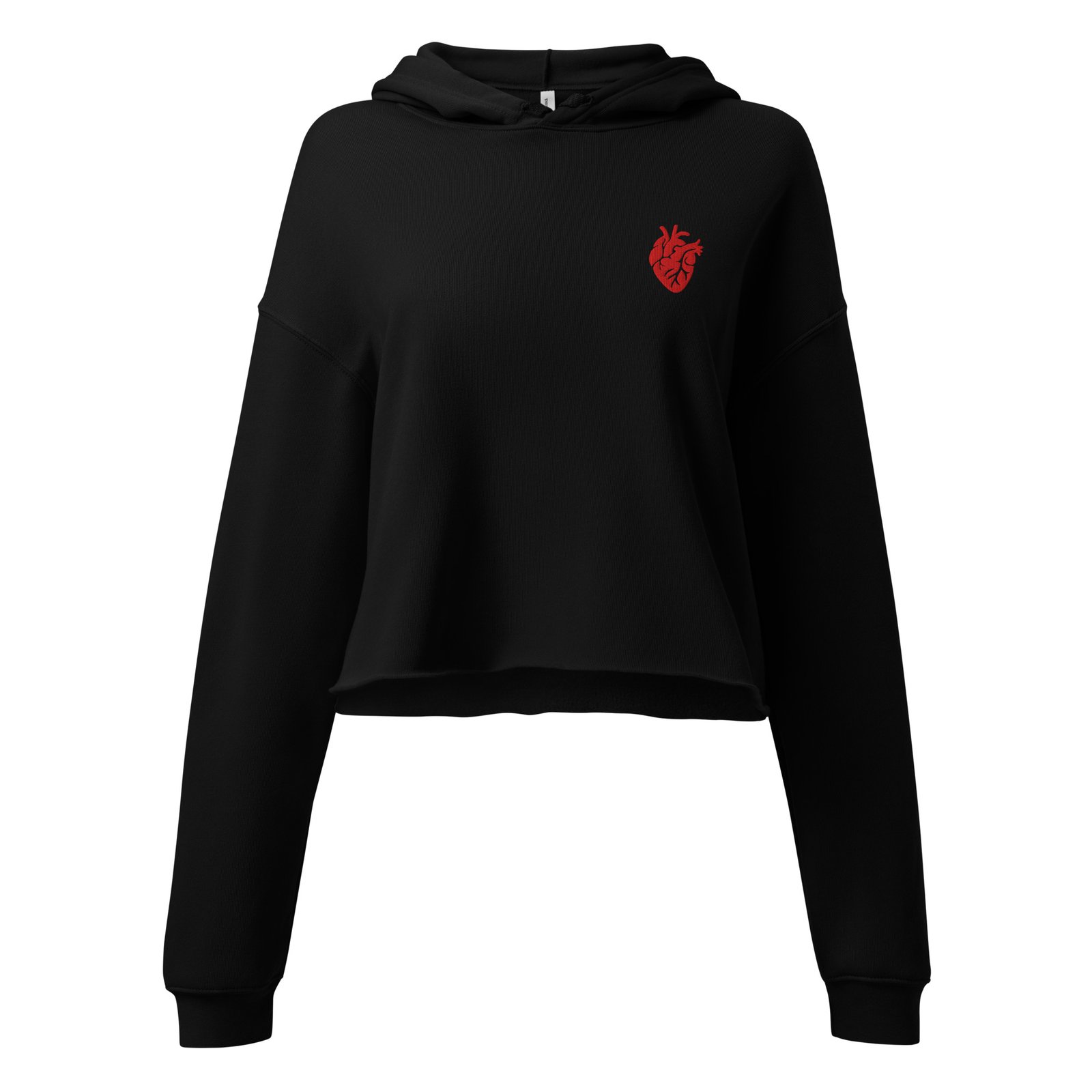 mood Woman&rsquo;s Crop Hoodie (RED HEART ED.)